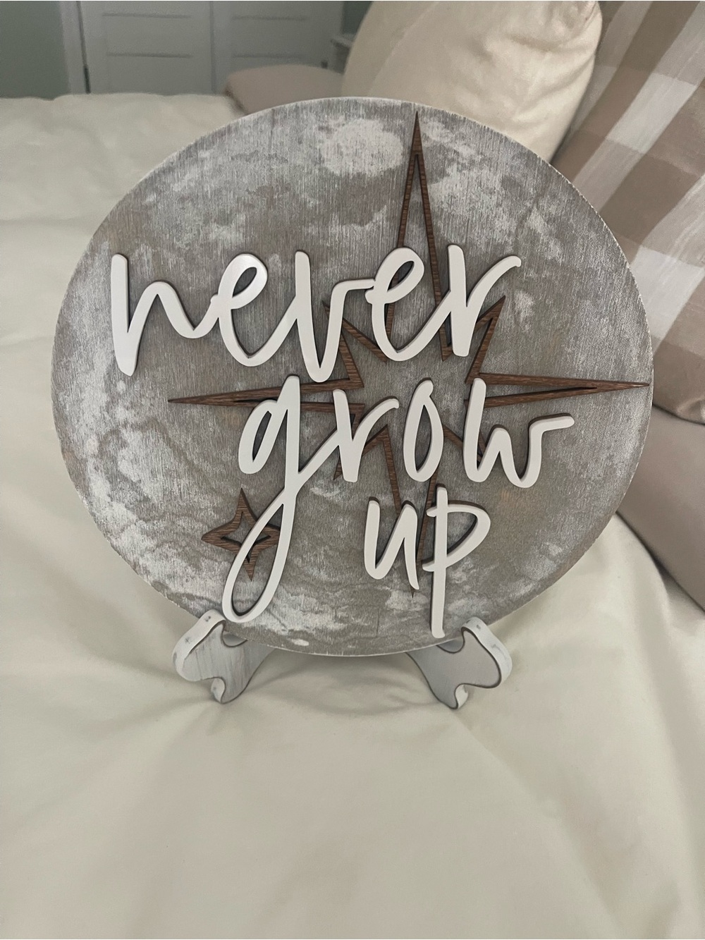 Peter Pan Inspired Sign-“Never Grow Up”